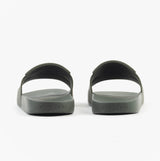 Calvin Klein POOL SLIDE DOUBLE T Mens Sliders Dark Olive