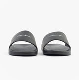 Calvin Klein POOL SLIDE W/ CK SQU Mens Sliders Black