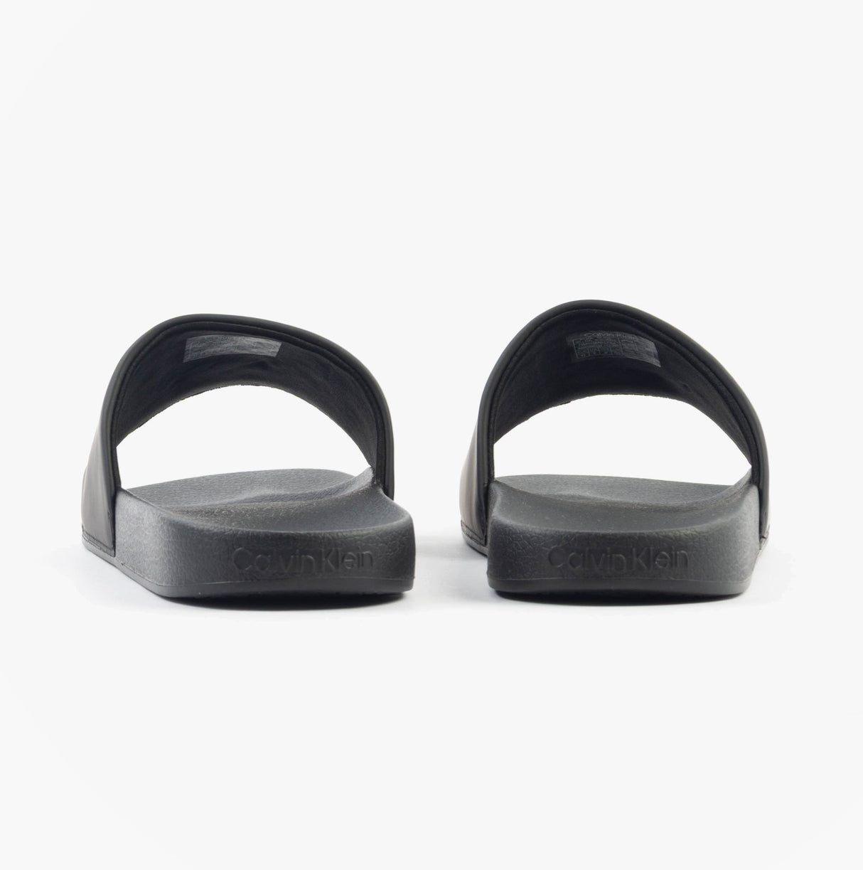 Calvin Klein POOL SLIDE W/ CK SQU Mens Sliders Black