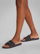 Calvin Klein POOL SLIDE W/ CK SQU Mens Sliders Black