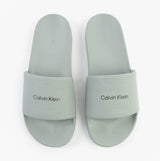 Calvin Klein POOL SLIDE W/ CK SQU Mens Sliders Granite Road