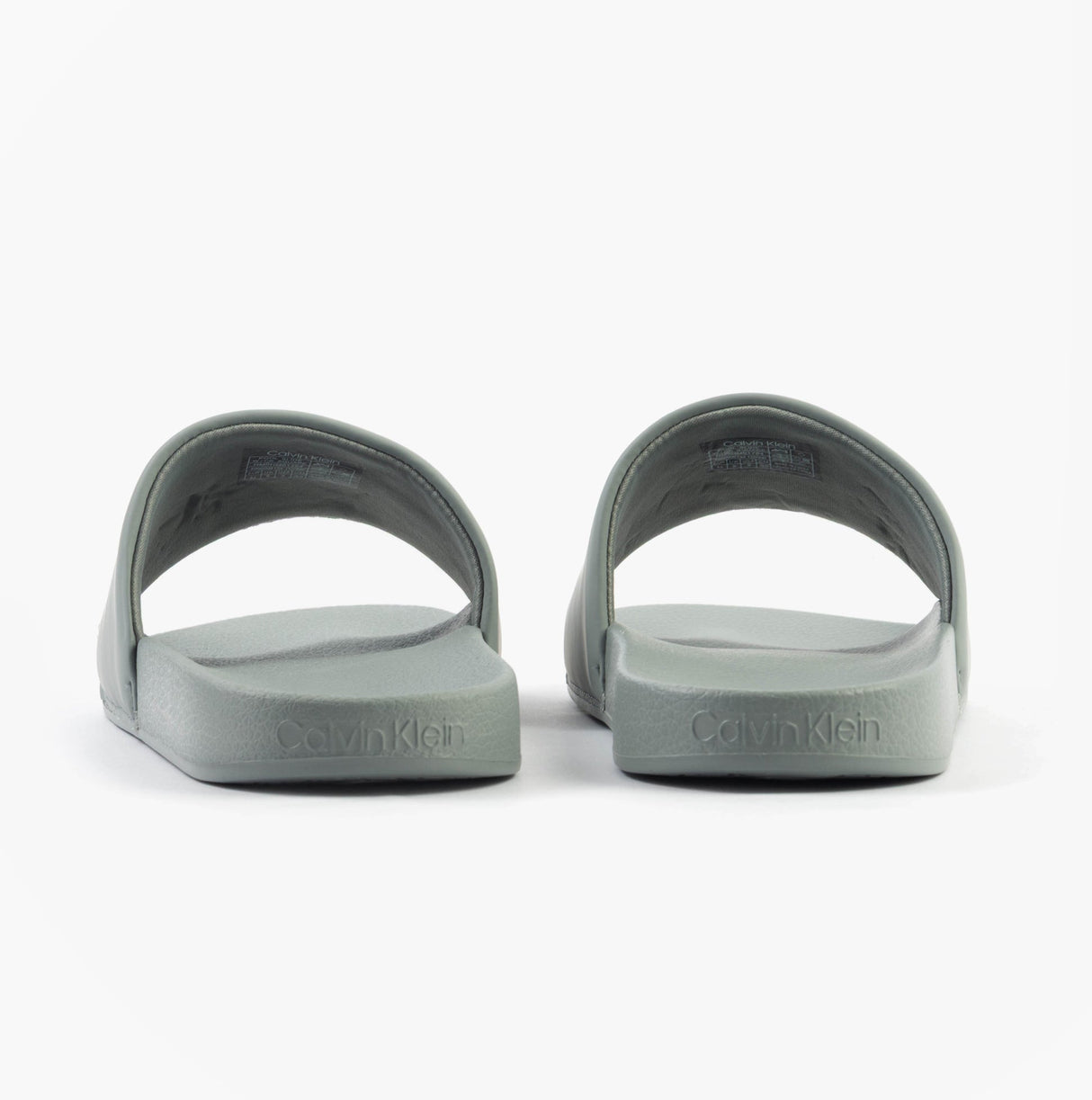 Calvin Klein POOL SLIDE W/ CK SQU Mens Sliders Granite Road