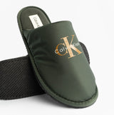 Calvin Klein HOTEL SLIPPER MONOLOGUE Mens Slippers Thyme