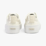 Calvin Klein VULCANISED LACE UP Womens Trainers White/Dk Ecru