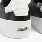 Calvin Klein VULCANISED LACE UP Womens Trainers Black / White