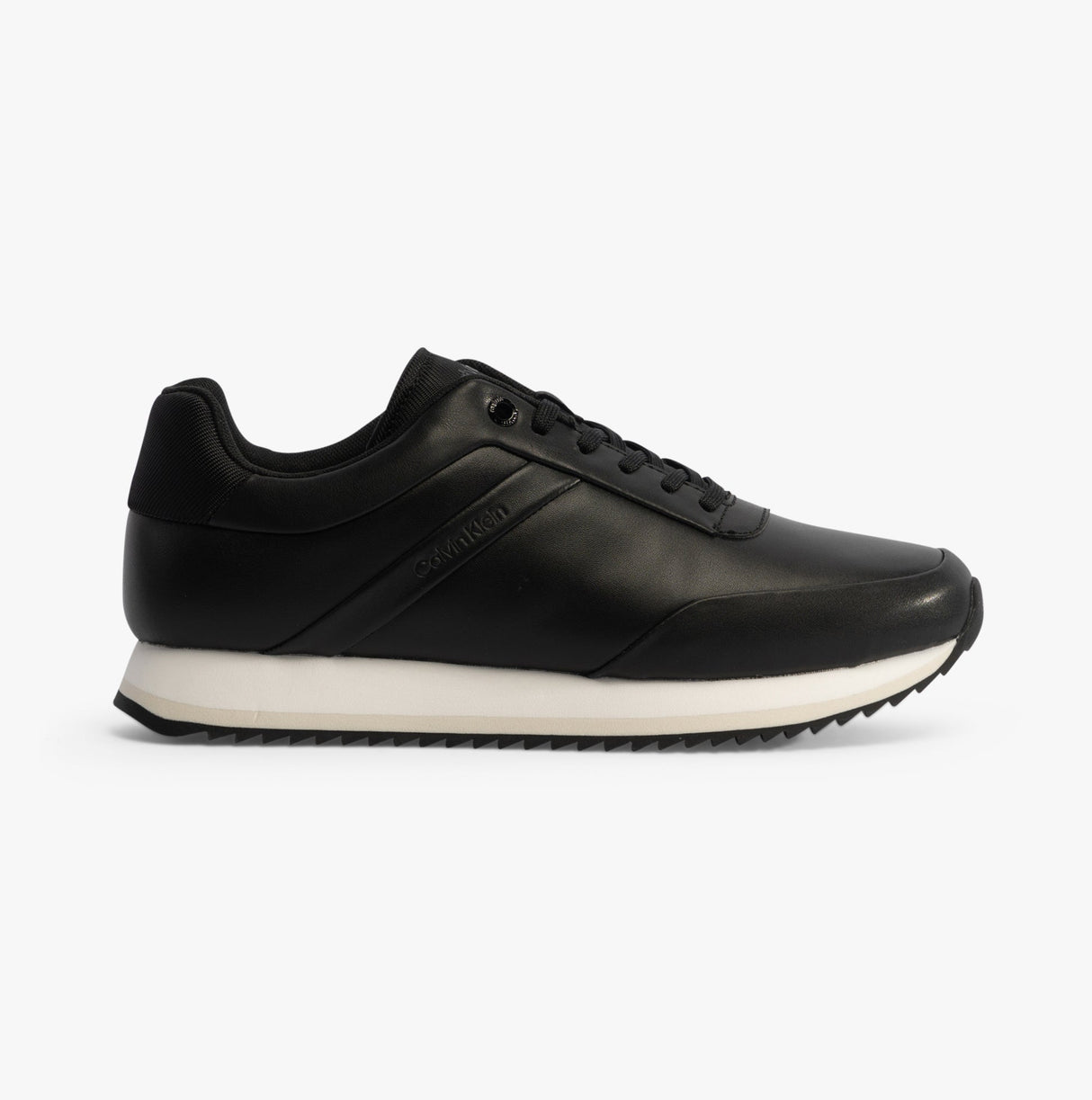 Calvin Klein RUNNER LACE UP Womens Trainers Ck Black