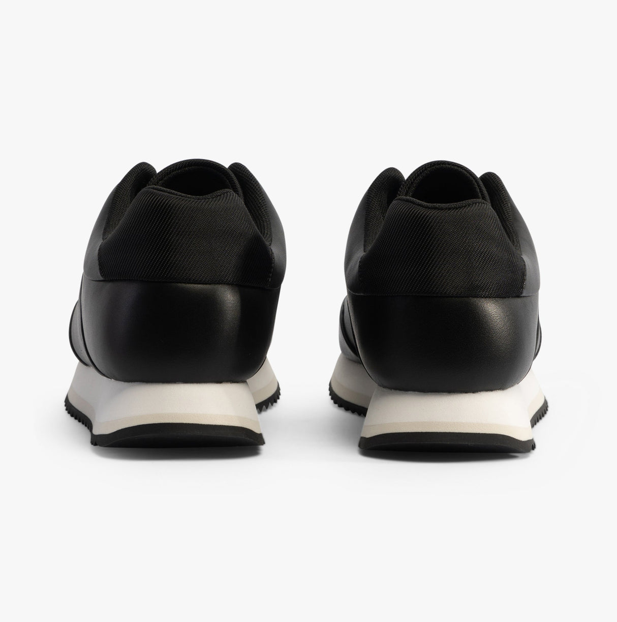 Calvin Klein RUNNER LACE UP Womens Trainers Ck Black