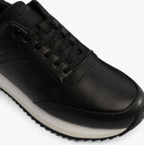 Calvin Klein RUNNER LACE UP Womens Trainers Ck Black