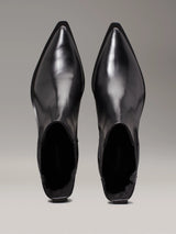 Calvin Klein HEEL Womens Cowboy Boots Ck Black