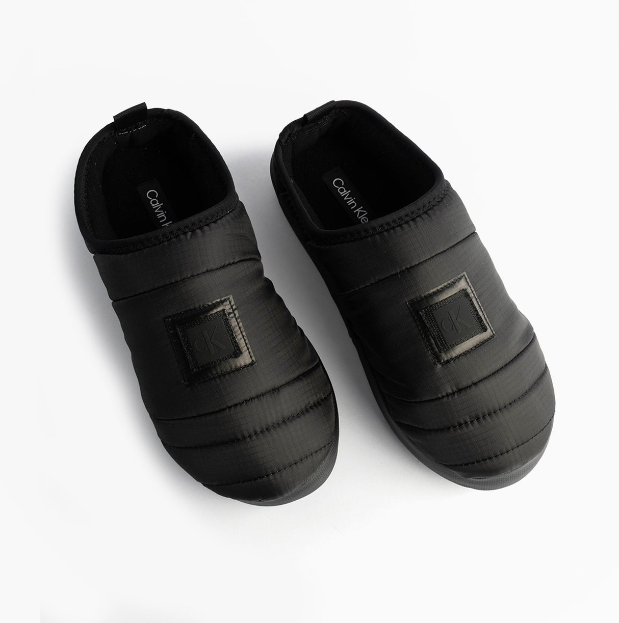 Calvin Klein HOME SLIPPER NYL PAT Womens Slippers Black