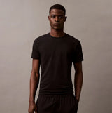 Calvin Klein MICRO STRETCH 3 Pack Mens T-Shirts Black
