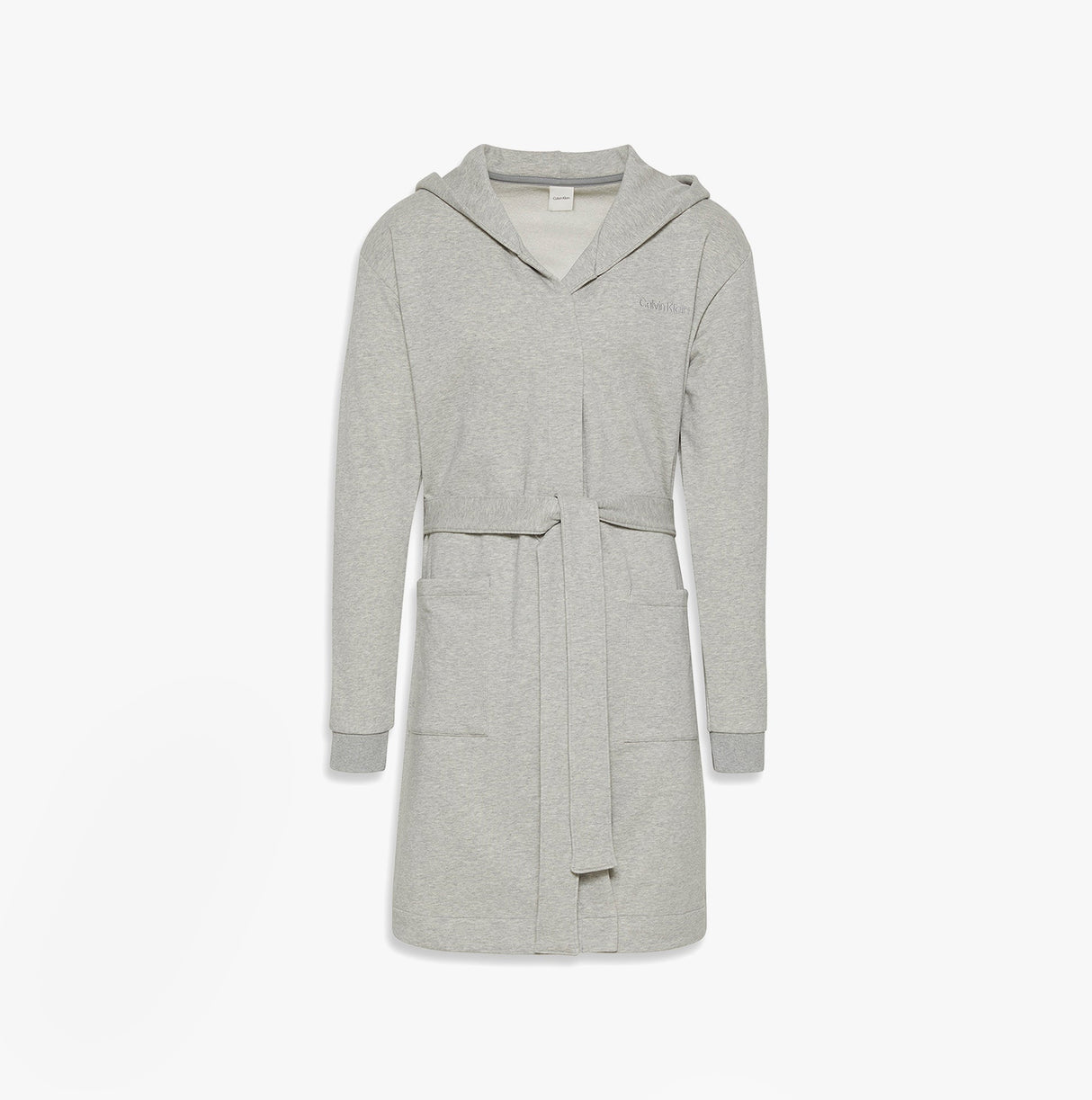 Calvin Klein HOODED ROBE Mens Bathrobes Grey Heather