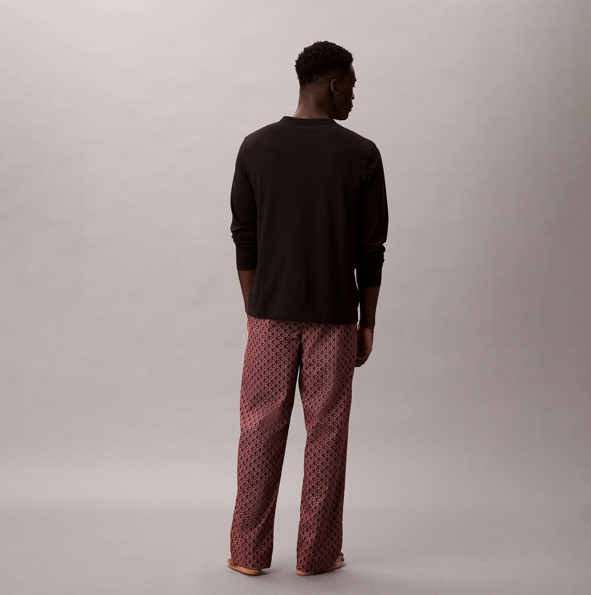 Calvin Klein LS TEE PANT SET Mens Multicoloured