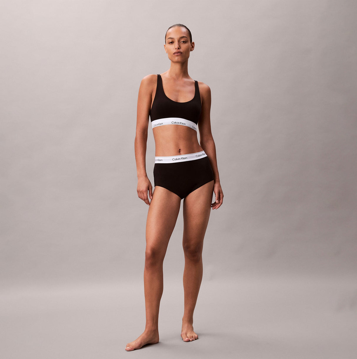 Calvin Klein Icon Cotton Modal Womens Boy Shorts Black