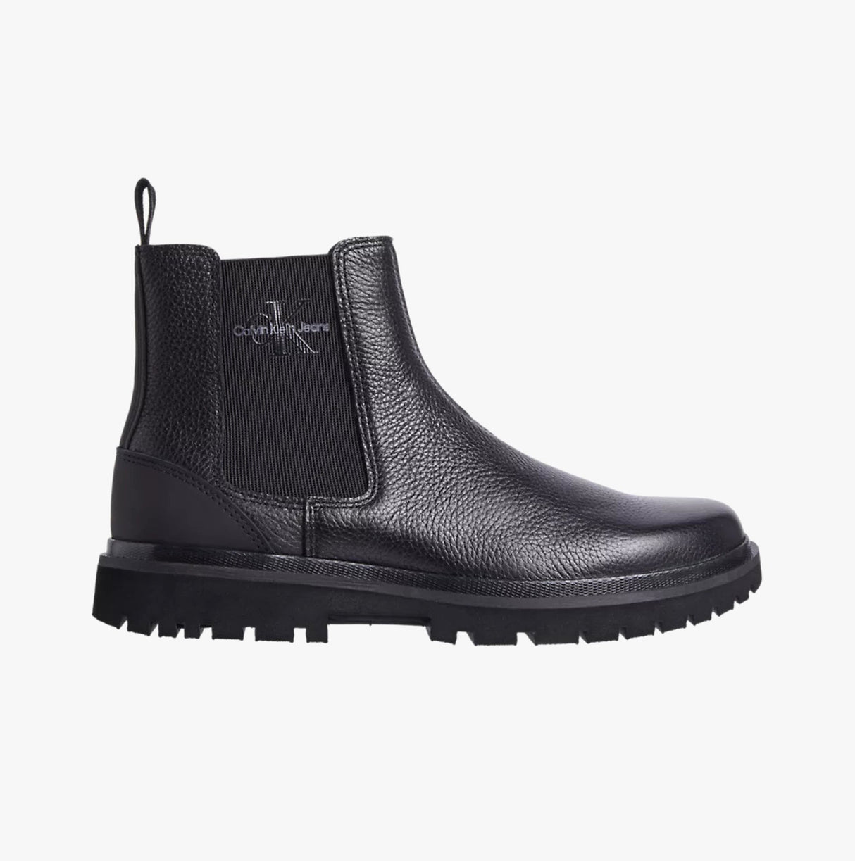 Calvin Klein EVA MID CHELSEA BOOTS Mens Triple Black