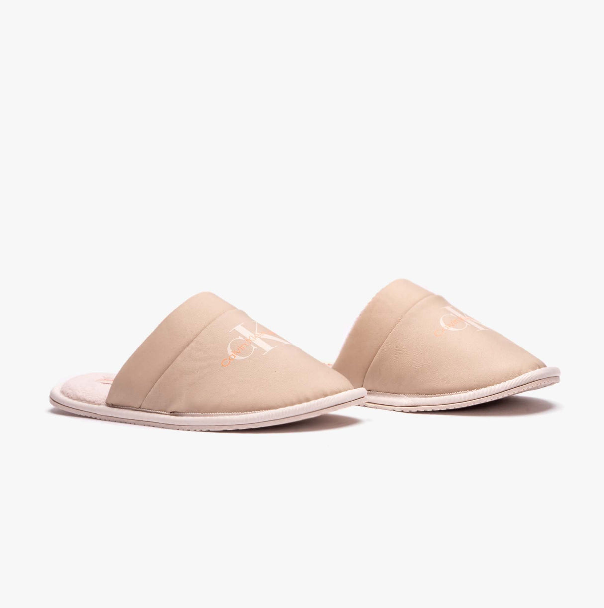 Calvin Klein HOTEL SLIPPER Mens Mules Taupe