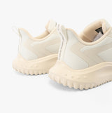 Calvin Klein EVA RUNNER LOW LACE Mens Trainers Bright White/White/ Eggshell