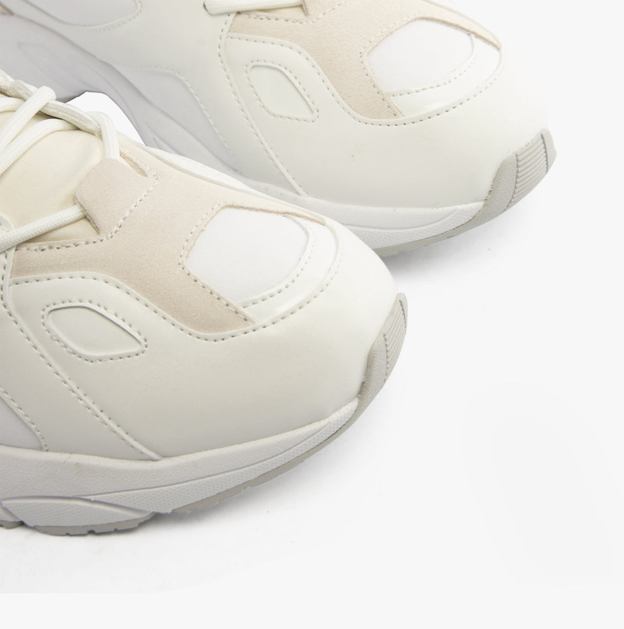 Calvin Klein RETRO TENNIS Mens Trainers White/White/Stormfront