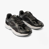 Calvin Klein RETRO TENNIS Mens Trainers Black/Black/Eggshell