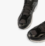 Calvin Klein RETRO TENNIS Mens Trainers Black/Black/Eggshell