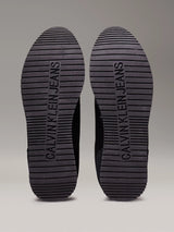 Calvin Klein RETRO RUNNER ICONIC Mens Trainers Black/Bright White