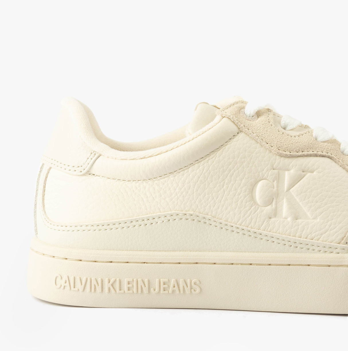 Calvin Klein CLASSIC CUPSOLE Mens Trainers Turtle Dove/Eggshell