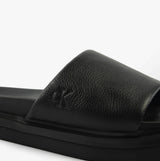 Calvin Klein FLAT MOLDED SLIDE Mens Triple Black