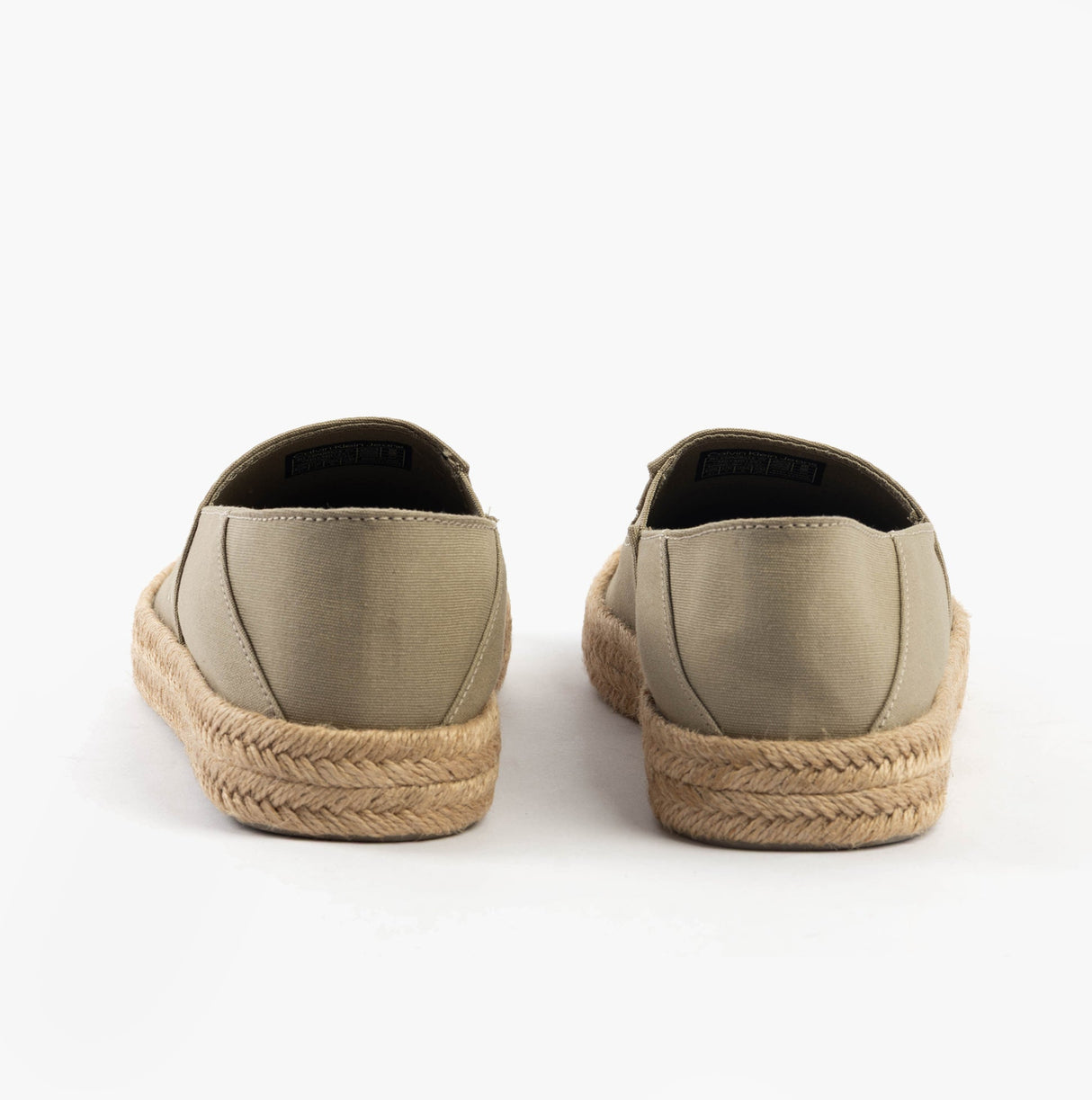 Calvin Klein ESPADRILLE Mens Canvas Shoes Weathered Teak