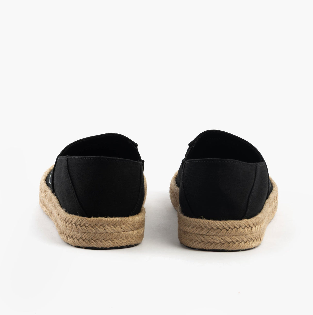 Calvin Klein ESPADRILLE Mens Canvas Shoes Ck Black