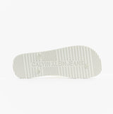 Calvin Klein BEACH SANDAL TRANSPA Mens Sandals Bright White/Black