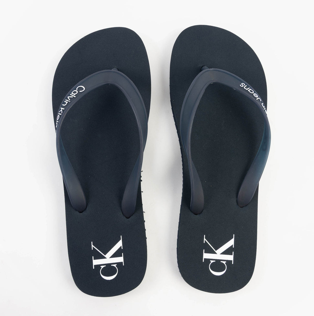 Calvin Klein BEACH SANDAL TRANSPA Mens Sandals Calvin Navy/Bright White