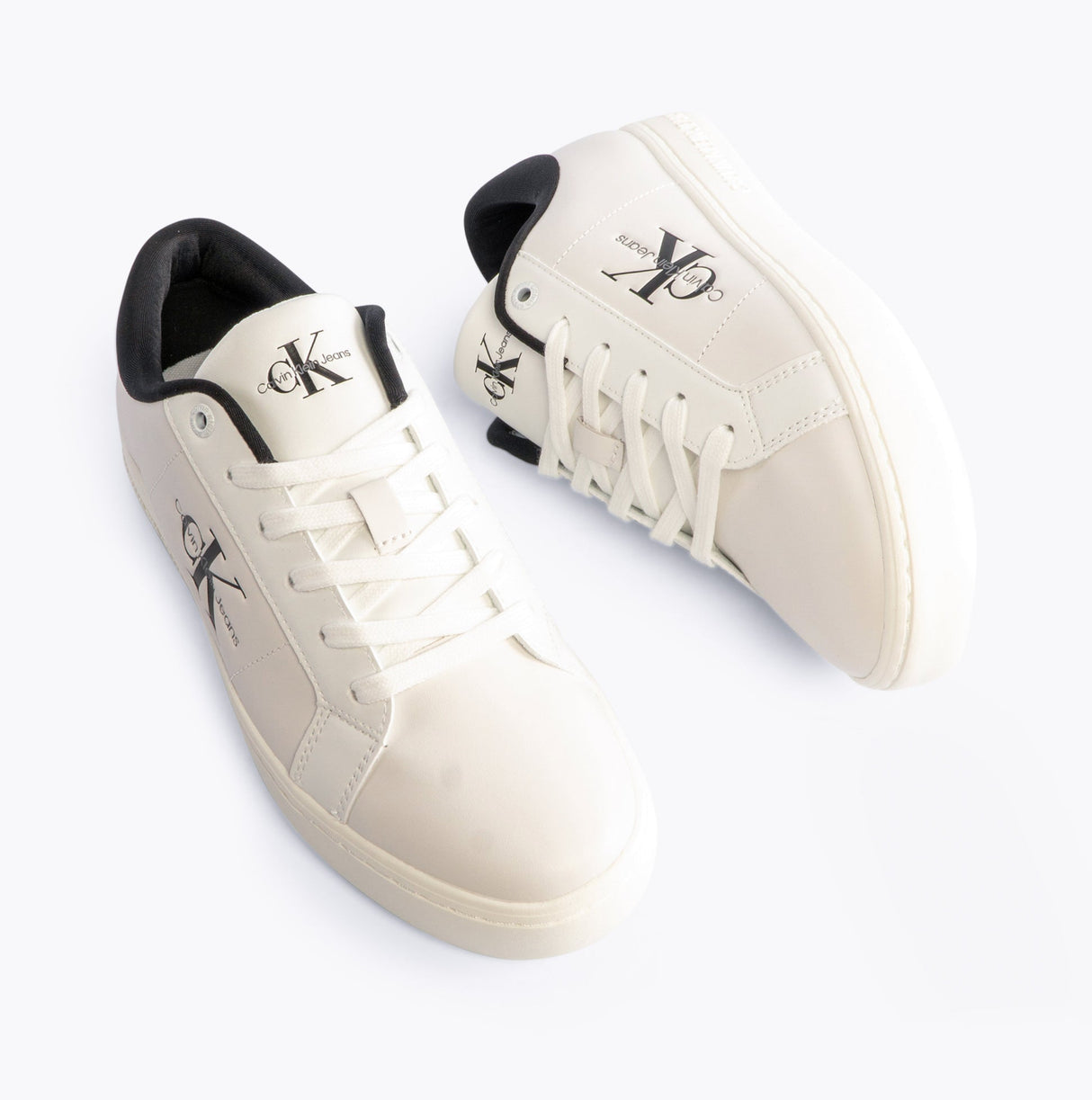 Calvin Klein CLASSIC CUPSOLE Womens Trainers Bright White/Black