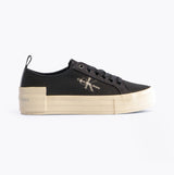 Calvin Klein BOLD VULCANISED Womens Trainers Black/Creamy White