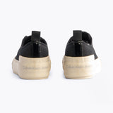 Calvin Klein BOLD VULCANISED Womens Trainers Black/Creamy White
