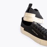 Calvin Klein BOLD VULCANISED Womens Trainers Black/Creamy White