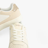 Calvin Klein CLASSIC CUPSOLE Womens Trainers Bright White/Travertine/W Pink