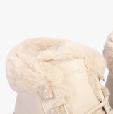 Calvin Klein BOLD PLATFORM LOW LACE UP Womens Trainers Eggshell/Savannah Tan