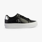 Calvin Klein BOLD VULCANISED FLATFORM Womens Trainers Black/Silver