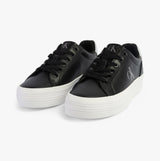 Calvin Klein BOLD VULCANISED FLATFORM Womens Trainers Black/Silver