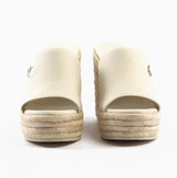 Calvin Klein WEDGE ROPE Womens Sandals Turtle Dove