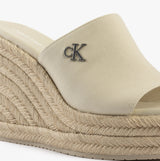 Calvin Klein WEDGE ROPE Womens Sandals Turtle Dove