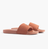 Calvin Klein LOGO MONOGRAM Womens Slides Aragon