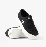 Calvin Klein VULC FLATFORM LOW Womens Trainers Black/Bright White