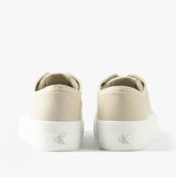 Calvin Klein VULC FLATFORM LOW Womens Trainers Eggshell/Creamy White