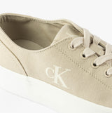 Calvin Klein VULC FLATFORM LOW Womens Trainers Eggshell/Creamy White