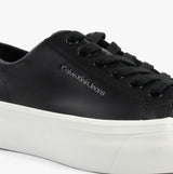 Calvin Klein VULC FLATFORM LOW Womens Trainers Black/Bright White