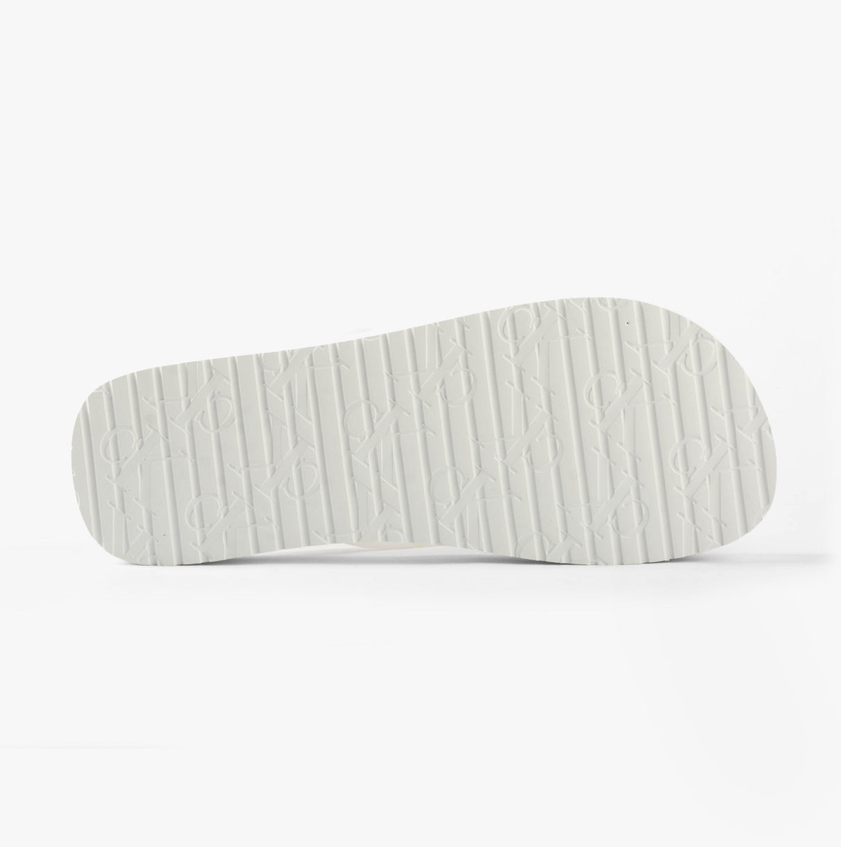 Calvin Klein BEACH SANDAL FLATFORM Womens Sandals Bright White/Black