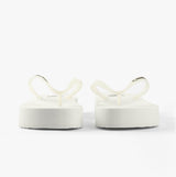 Calvin Klein BEACH SANDAL FLATFORM Womens Sandals Bright White/Black