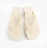 Calvin Klein BEACH SANDAL FLATFORM Womens Sandals Eggshell/Bright White