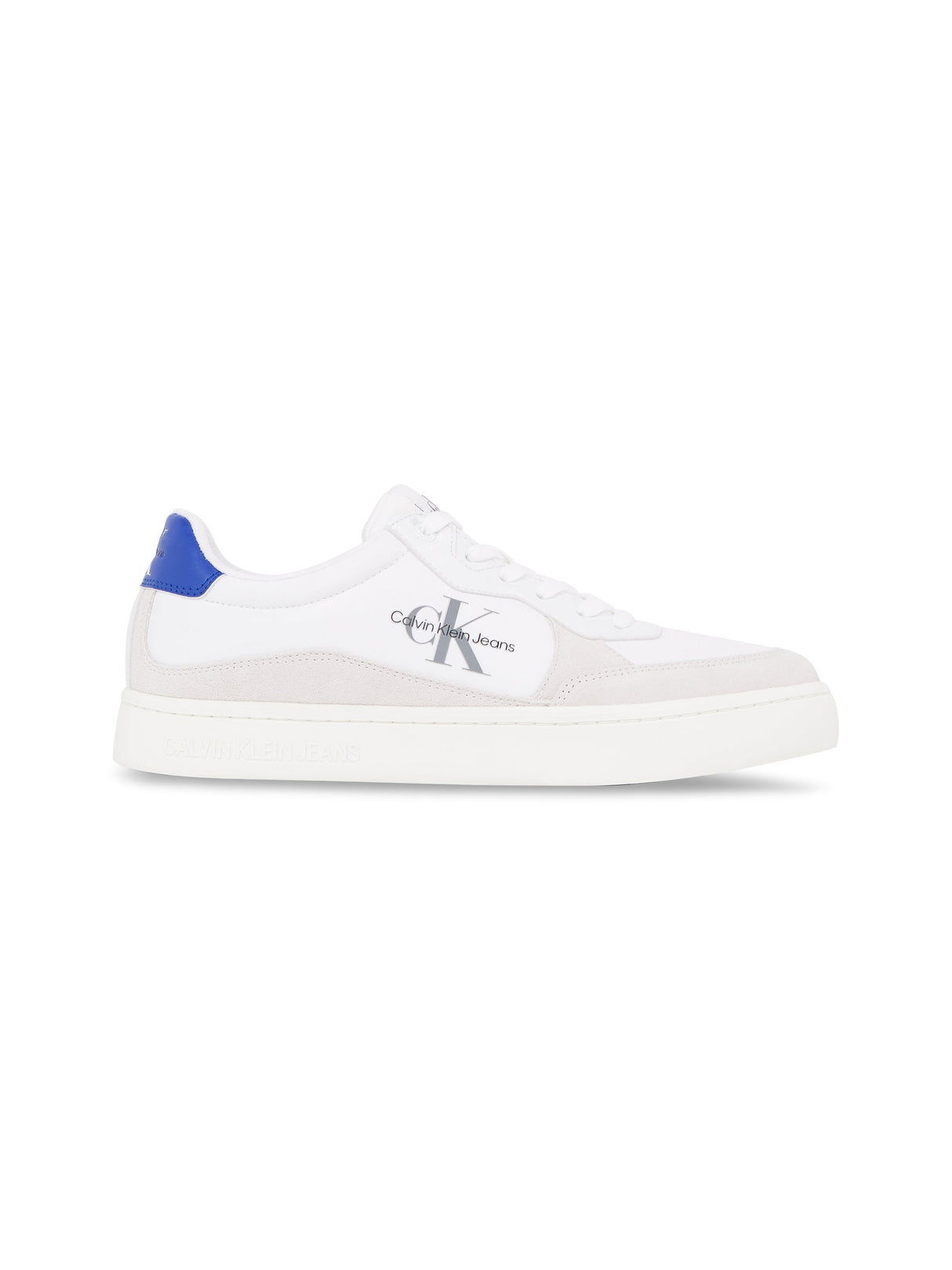 Calvin Klein CLASSIC CUPSOLE Mens Trainers Bright White/Sapphire Blue